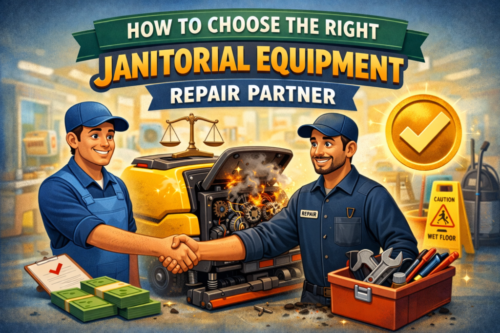 how to choose the right janitorial equipment repair partner