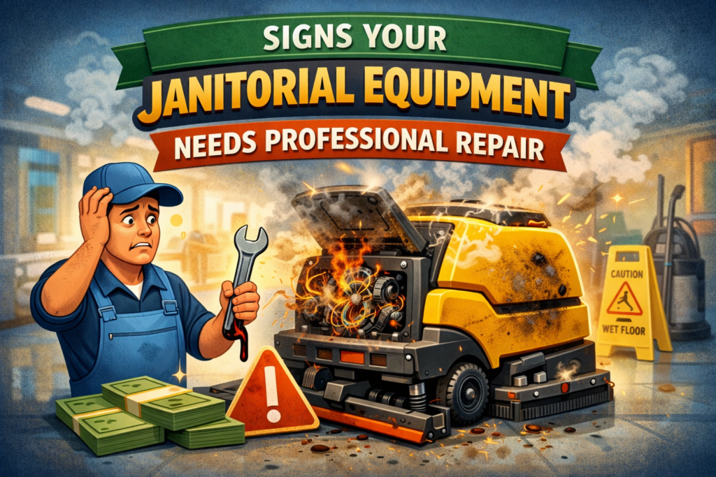 signs your janitorial equipment needs professional repair