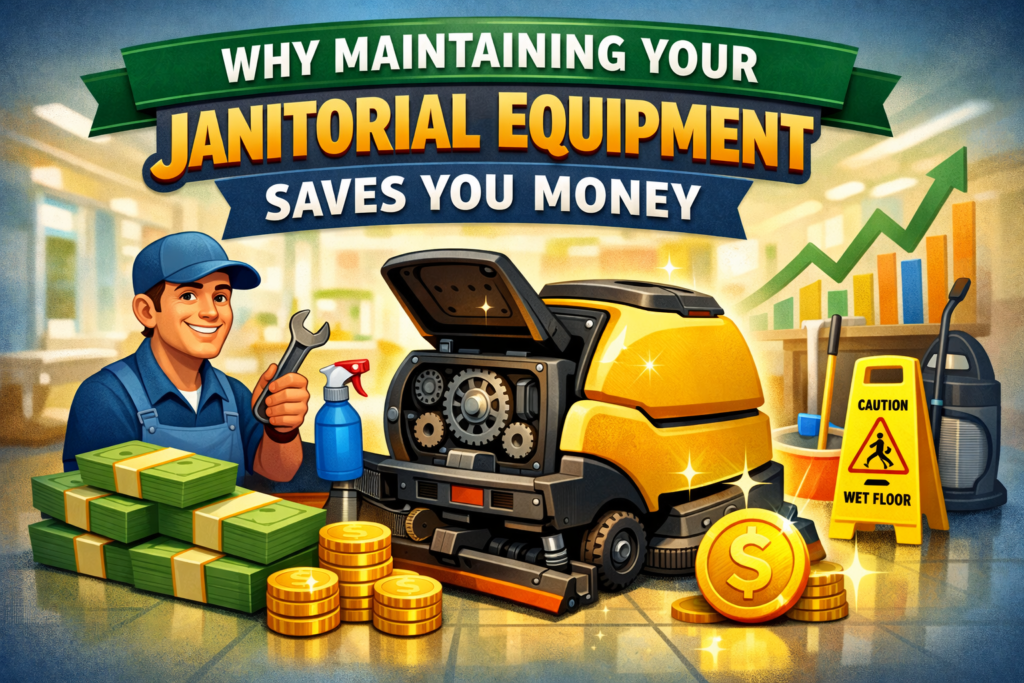 why maintaining your janitorial equipment saves you money